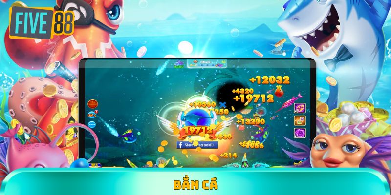 Bắn cá Five88 - Đại dương rộng lớn săn thưởng cực vui