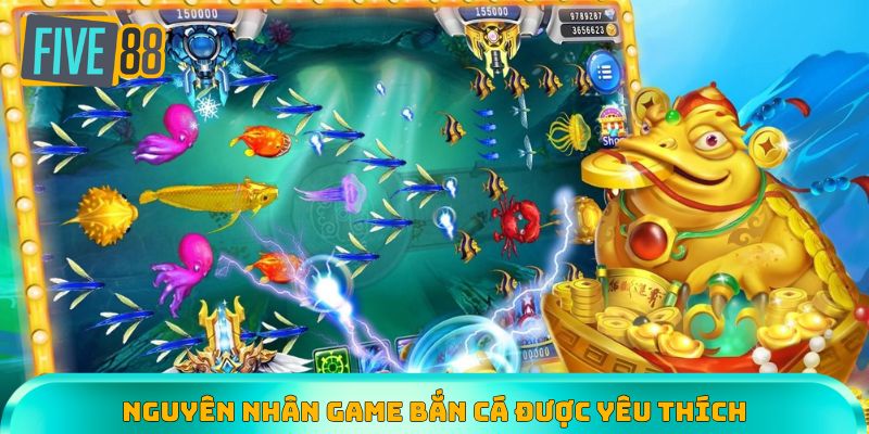 Bắn cá Five88 và nguyên nhân được nhiều người chơi yêu thích