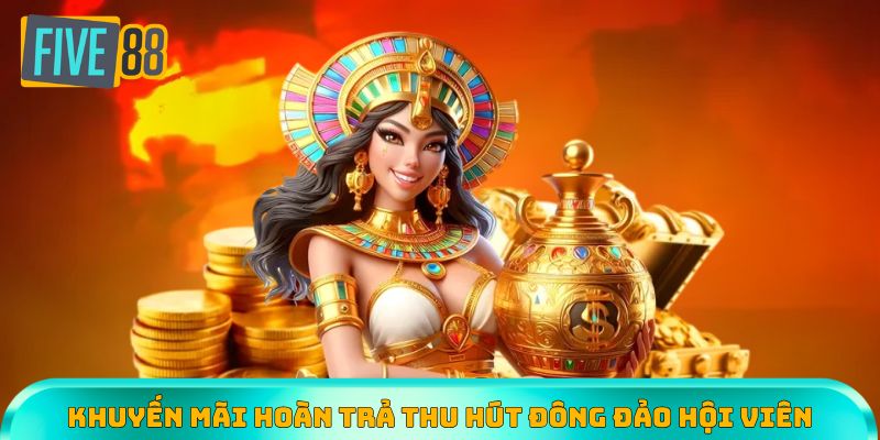 Khuyến mãi hoàn trả thu hút đông đảo hội viên Five88 tham gia